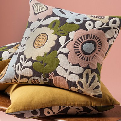 Kukkia woven cushion.