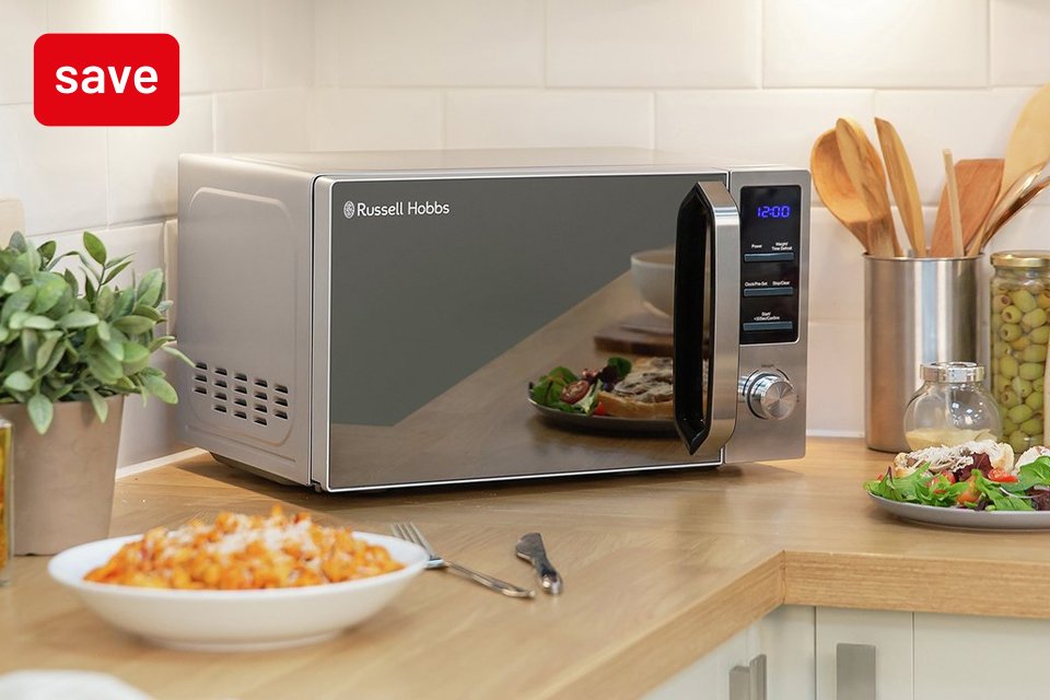 Save up to 40% on selected small kitchen appliances. Includes savings on microwaves, kettles and airfryers.
