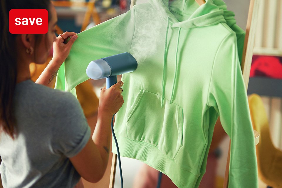 Save up to 40% on selected irons & steamers.