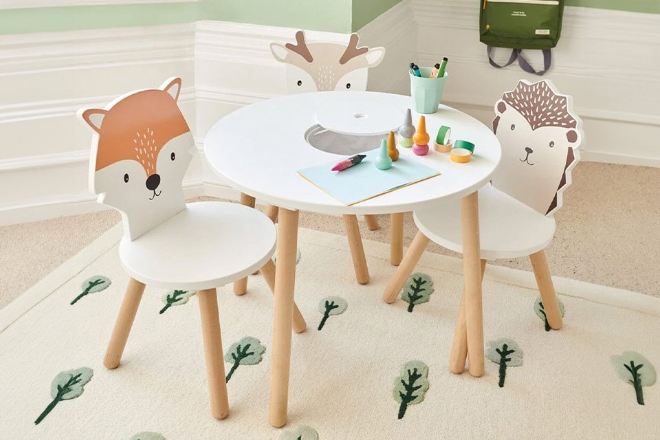 Great Little Trading Company Dandelion Toddler Table - White.