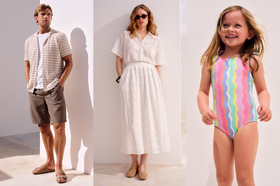 We’ve got you covered this season with classic summer must-haves all crafted with care at prices you love. Refresh your wardrobe with breezy linen shirts, breathable cotton essentials and high-quality sunsafe swimwear.