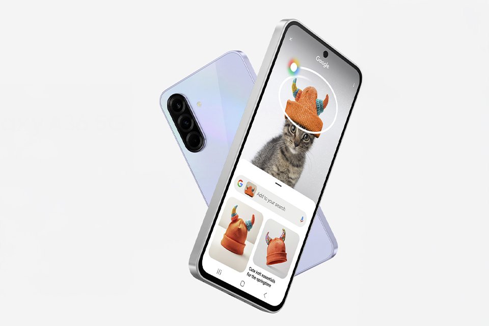 Samsung A36 mobile phone From £299.99.