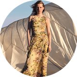 20% off women's dresses.