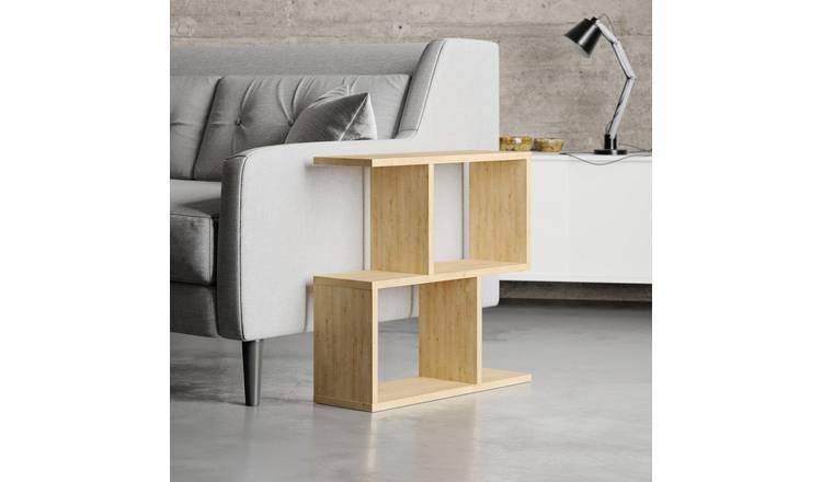 Decortie Homemania Melamine Z-Shape Side Table - Oak