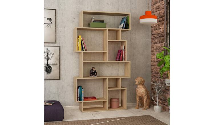 Decortie Karmato Particleboard Shelving Unit - Oak