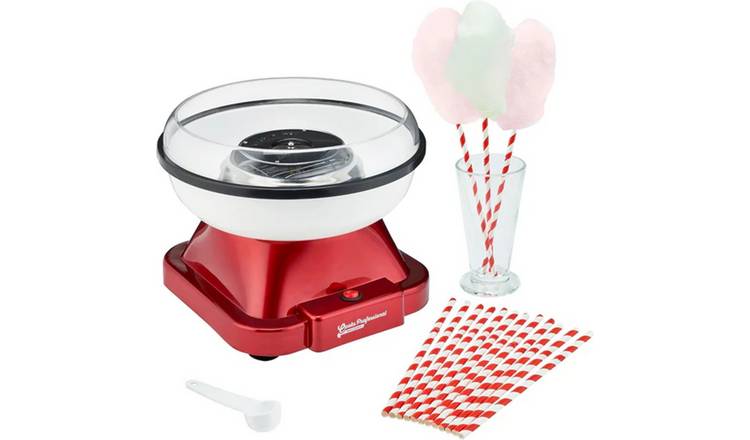 Cooks Professional Retro Edition Candy Floss Maker - Red