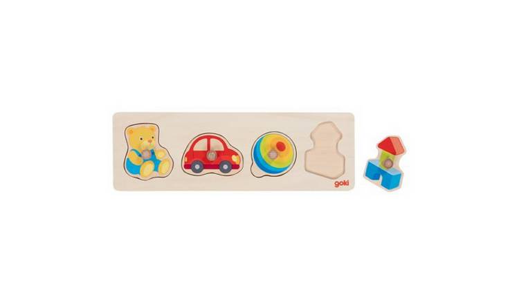 Goki My First Toys 4 Piece Life Out Jigsaw Puzzle