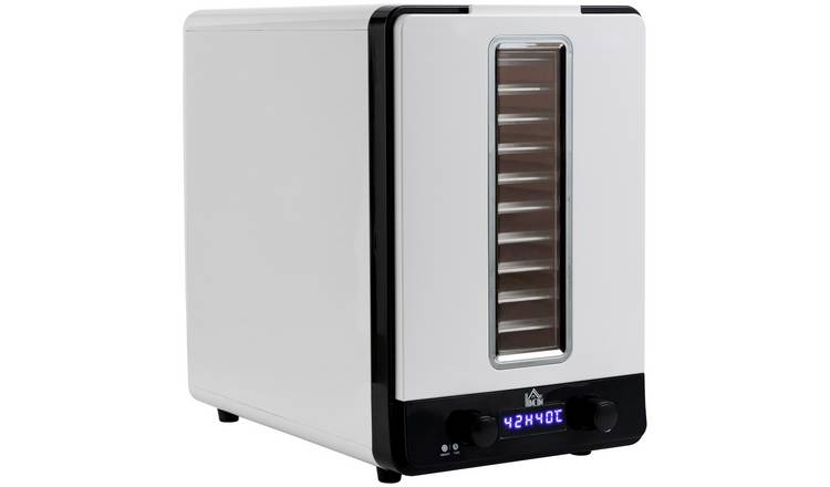 HOMCOM 11 Tier Food Dehydrator with Adjustable Temperature - White