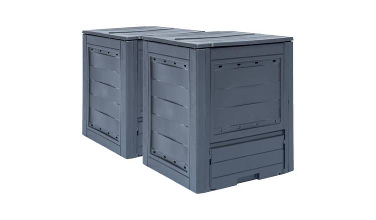 Walplus 520L Garden Composter UV Resistant - Grey