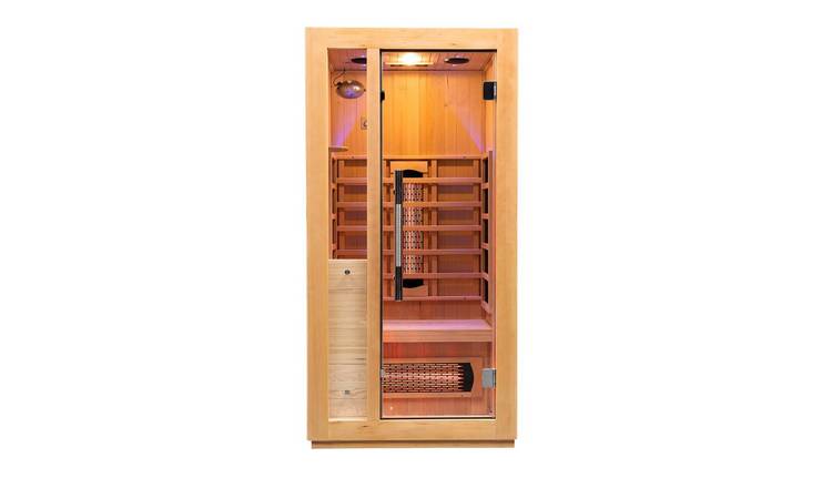 Vidalux Premier 1 Person Full Spectrum Complete Heat Sauna Carbon & Ceramic