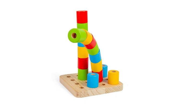 Bigjigs Toys Wobbly Peg Board - 12 Months +