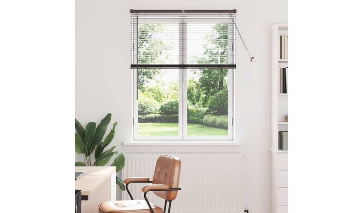 Walplus Polyester Window Blind - Black - 130 x 100 cm