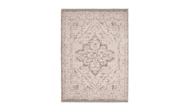 Mega Flooring Grey Traditional Abstract Rug - 120 x 170cm