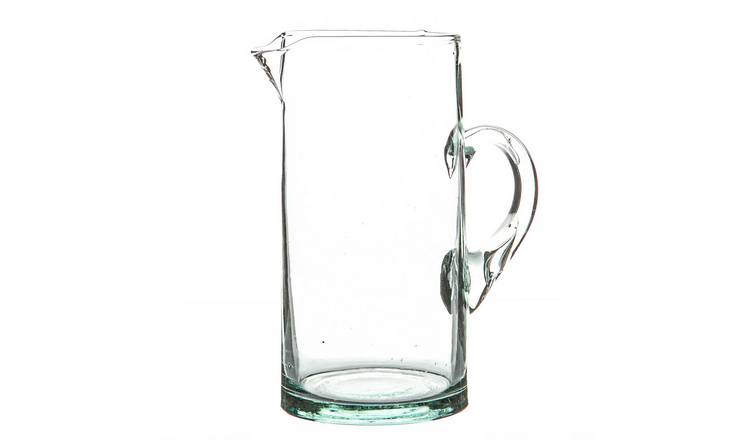 Nicola Spring Jebel Recycled Glass Jug - Clear