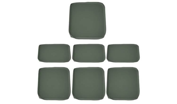 Outsunny Outdoor Seat and Chair Cushion Covers - Deep Grey