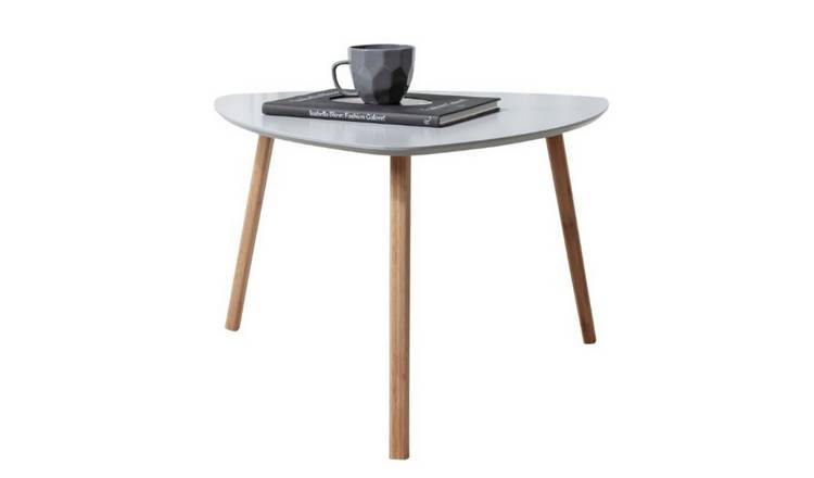 Noa & Nani Malme Extra Large Side Table - Chalk Grey & Natural Pine
