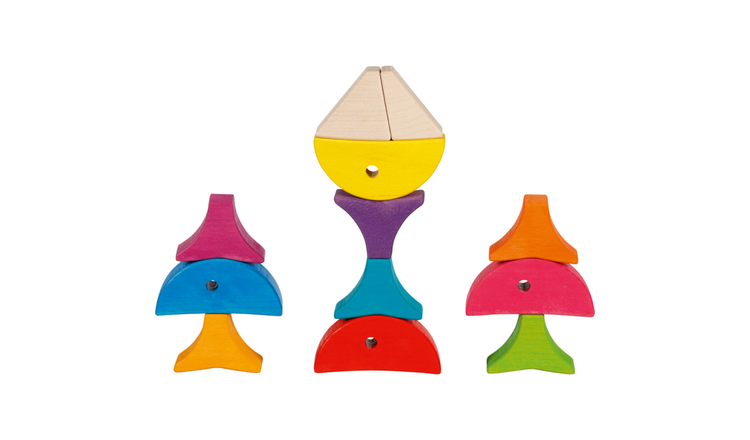 Goki Colour and Shape 24 Piece Wooden Sorting Game