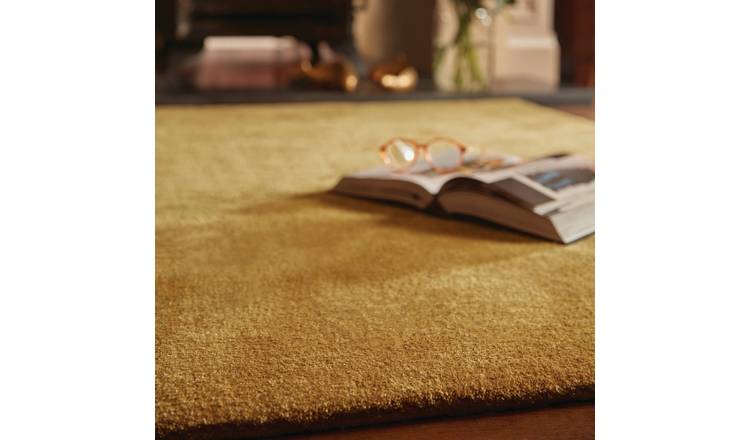 Mega Flooring Brown Modern Plain Rug - 200 x 300cm