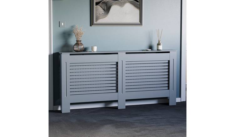 Vida Designs Milton Extra Large Radiator Cover - Grey