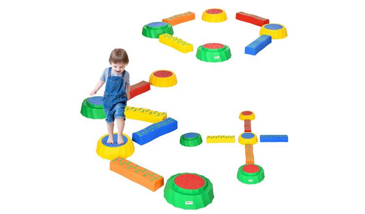 Outsunny 8 Piece Kids NonSlip Stackable Stepping Stones