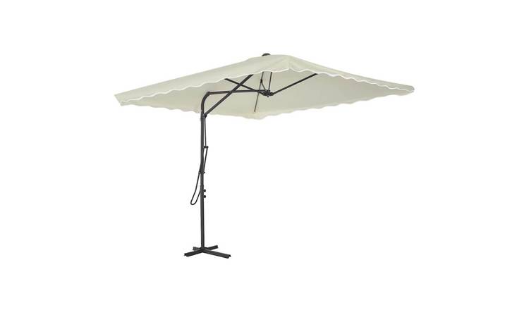 Walplus Garden Parasol - Sand - 250 x 250 x 230 cm