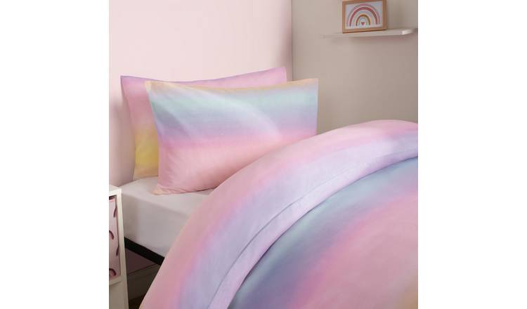 OHS Rainbow Duvet Cover Set Bedding Set Multi - Double