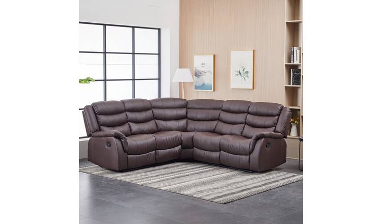 Artemis Home Astoria Reclining Corner Sofa - Brown
