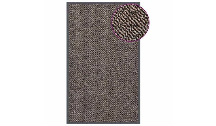 Walplus Rubber Doormat - Dark Brown - 90 x 150 cm