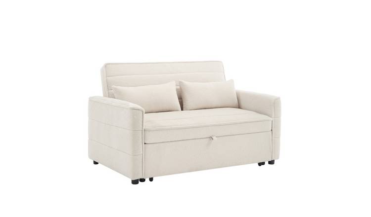 Furniture Online Jasper Sofa Bed 2 Seater Boucle Sofa – Beige