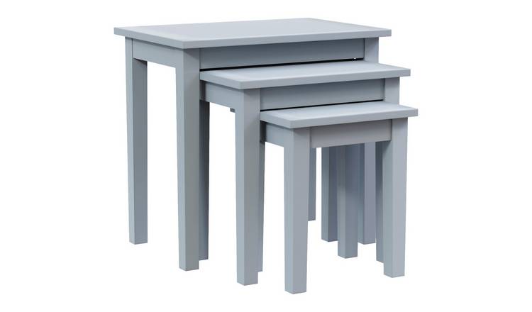Vida Designs Yorkshire Nest of 3 Tables - Grey