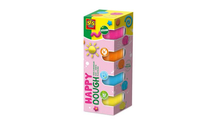 SES Creative Feel Good Play Dough Happy 4 Piece Model Set