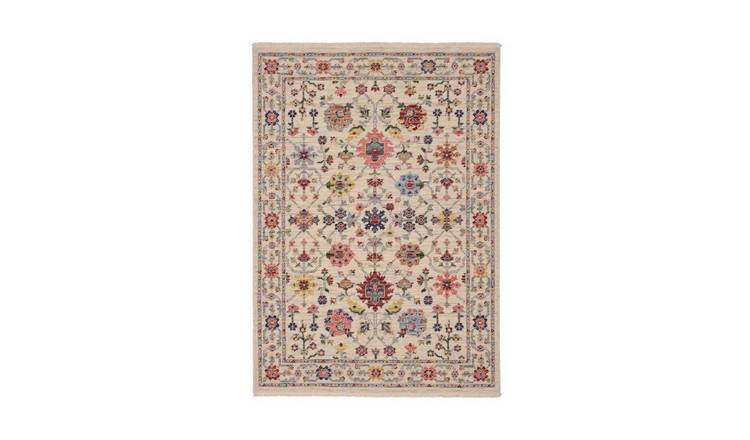 Mega Flooring Multi Traditional Floral Rug - 80 x 150cm