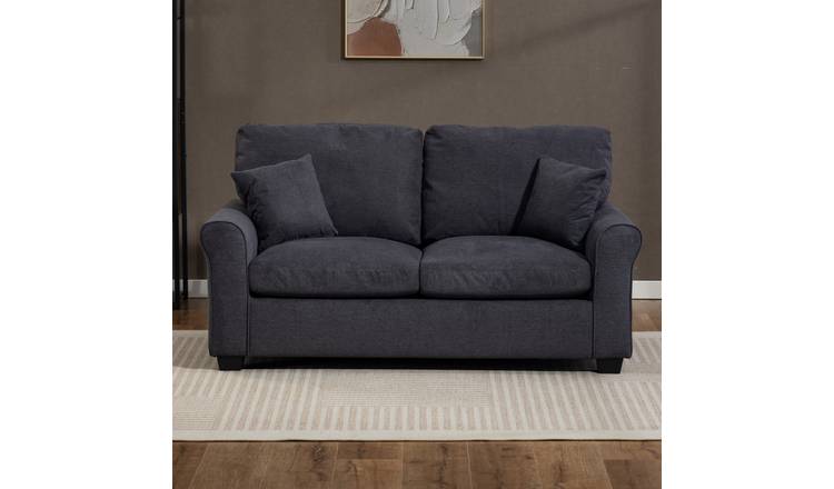 Artemis Home Lewiston Fabric Pull Out Sofabed - Charcoal