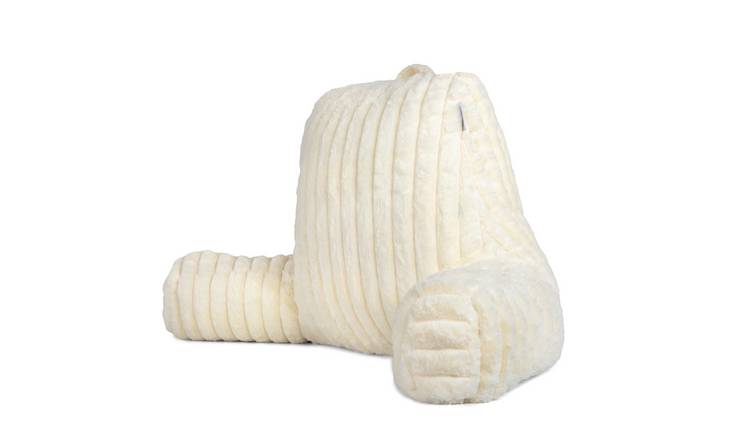 Aamira Large Memory Foam Reading Pillow 87cm Width - Cream