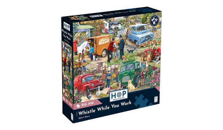 The House of Puzzles Whistle While you Work BIG 500 Piece Jigsaw Puzzle