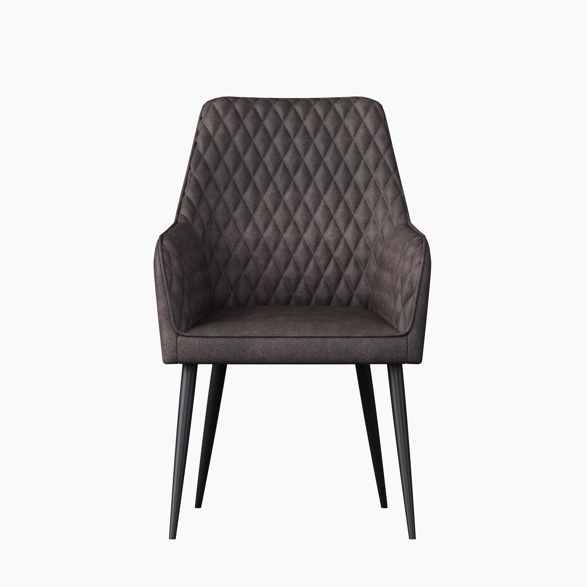 Furniture Online Ella Set 8 Fabric Dining Chair – Brown - Image 3