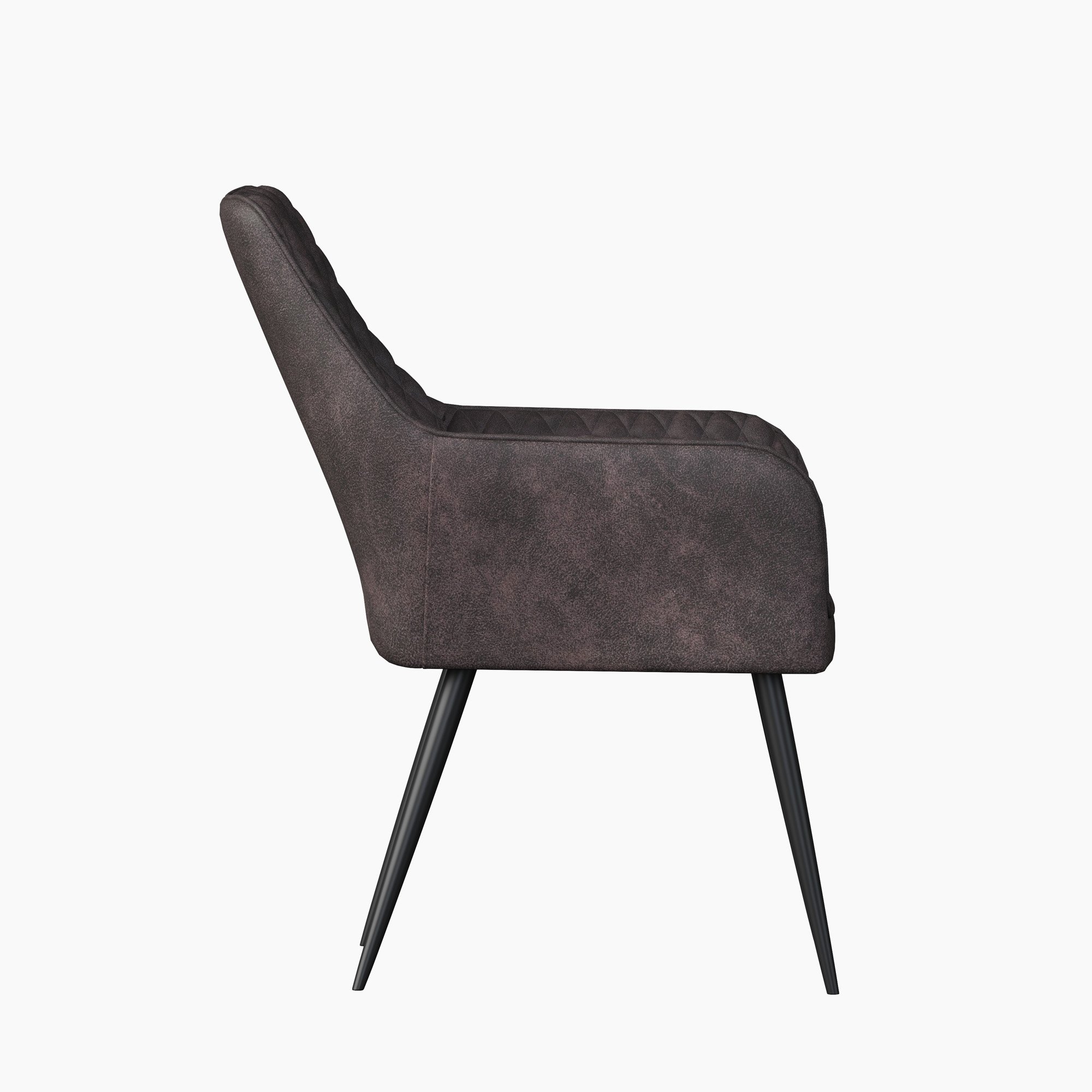 Furniture Online Ella Set 8 Fabric Dining Chair – Brown - Image 4