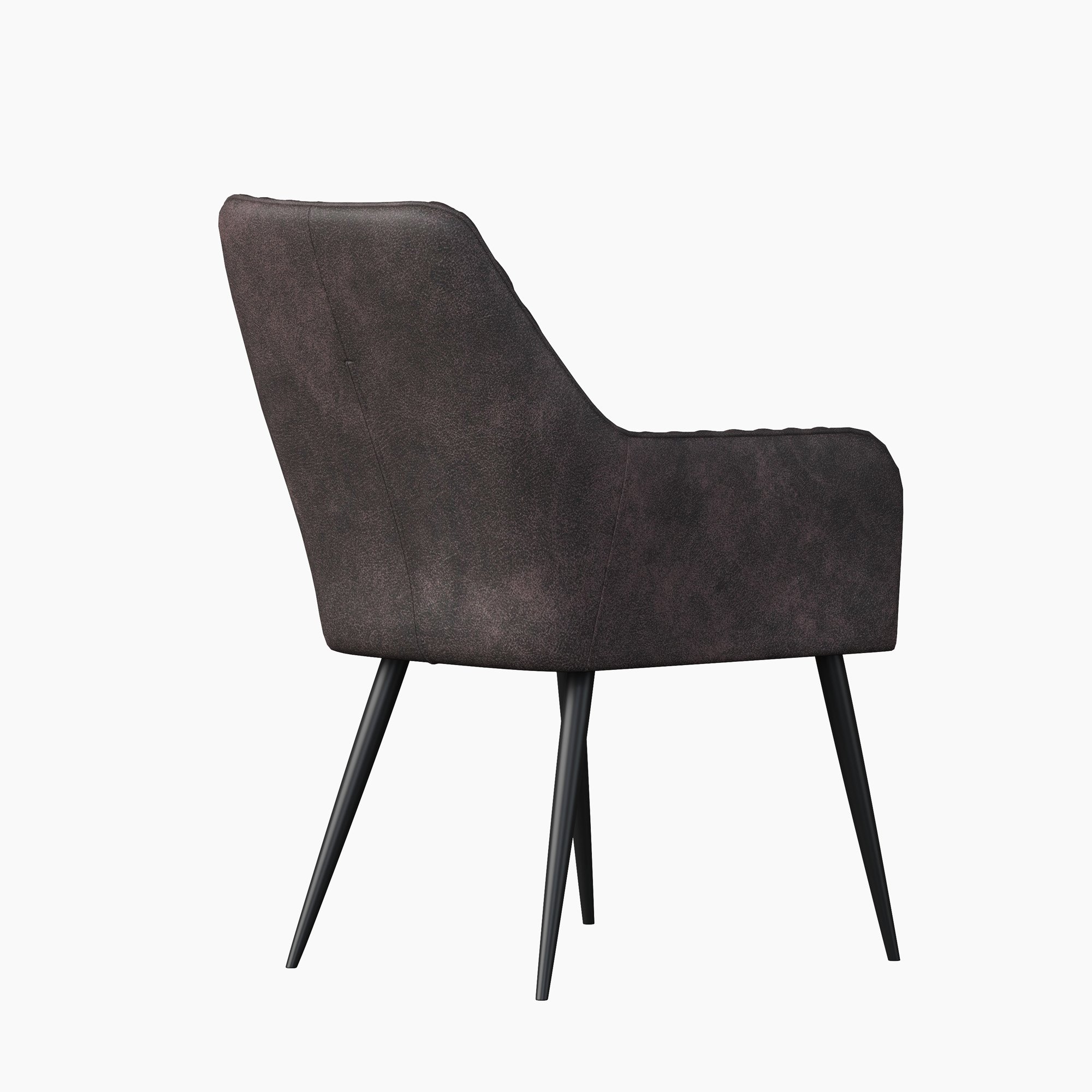 Furniture Online Ella Set 8 Fabric Dining Chair – Brown - Image 5