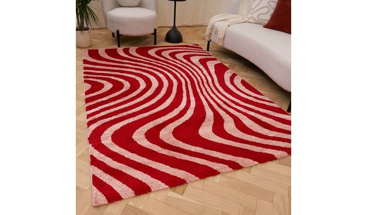 The Rugs Pink Joli Striped Rug - 80 x 150cm