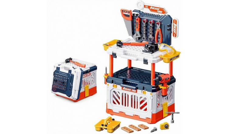 deAO 4 in 1 Portable Tool Workbench Toy
