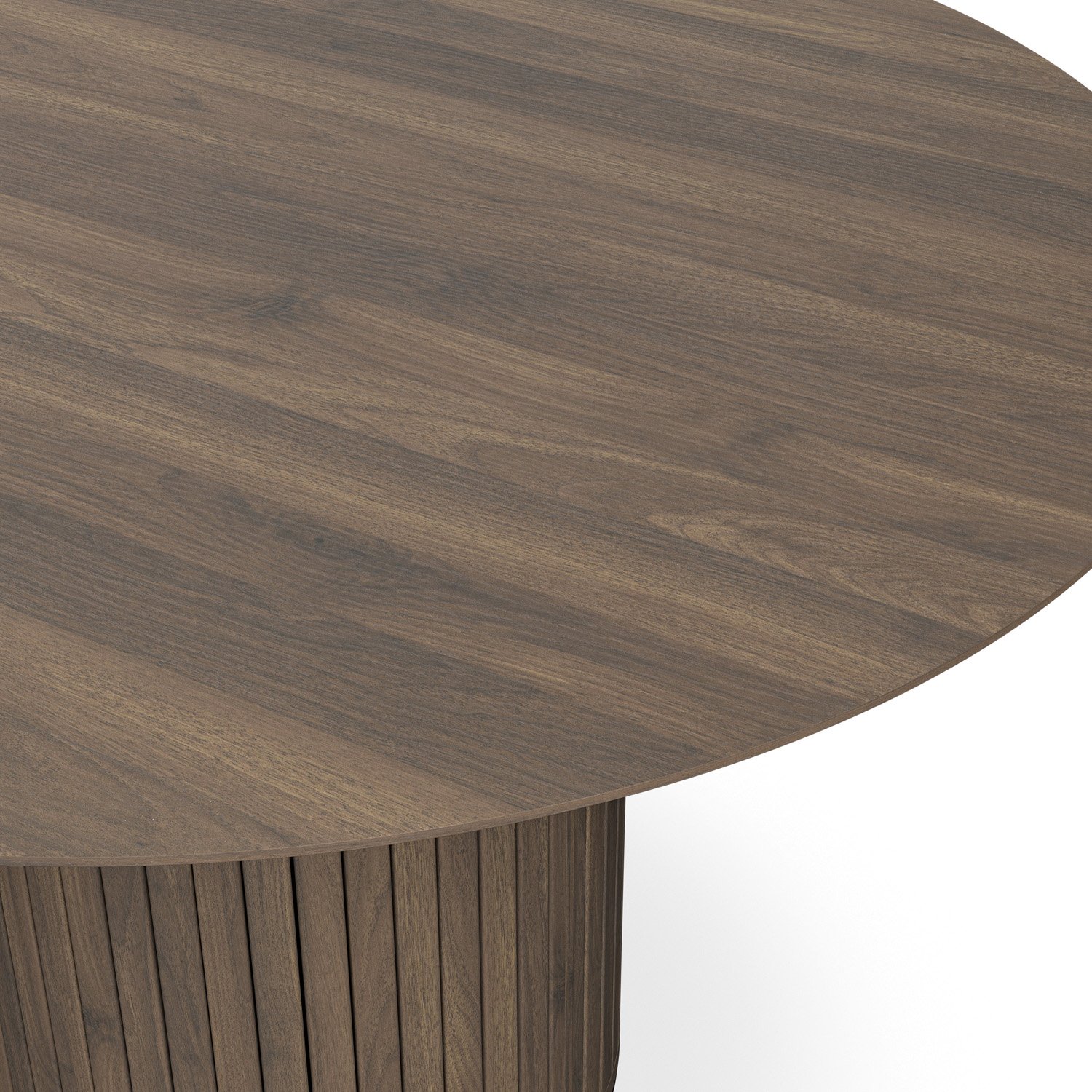 Furniture Online Arlo Nova Walnut Top w Wal Legs Dining Table & 4 Black Chairs - Image 3