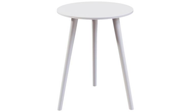 Vida Designs Round Side Table - White