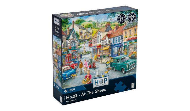 The House of Puzzles No.23 - At The Shops 1000 Piece Jigsaw Puzzle