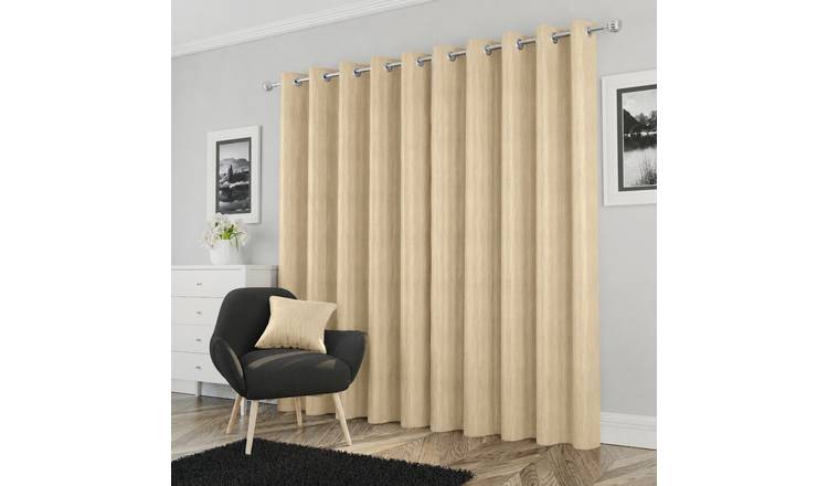 Enhanced Living Darnley Thermal Eyelet Curtains - 117 x 137cm - Cream