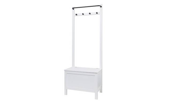 Noa & Nani Karlstad Bathroom Storage & Coat Hook Cabinet - White