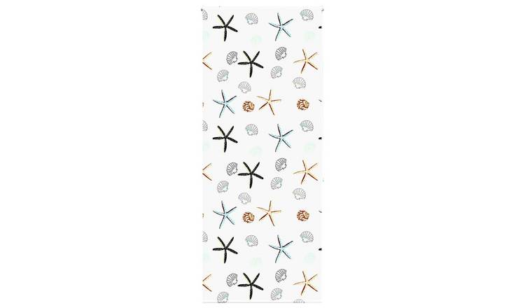 Walplus PEVA Shell Fish Shower Roller Blind - 110 x 240 cm