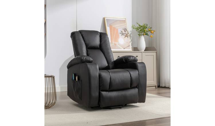 Artemis Home Hartville Electric Lift Assist Massage Heat Recliner - Brown
