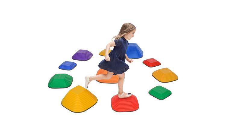 AIYAPLAY 11 Piece Kids NonSlip Stackable River Stones