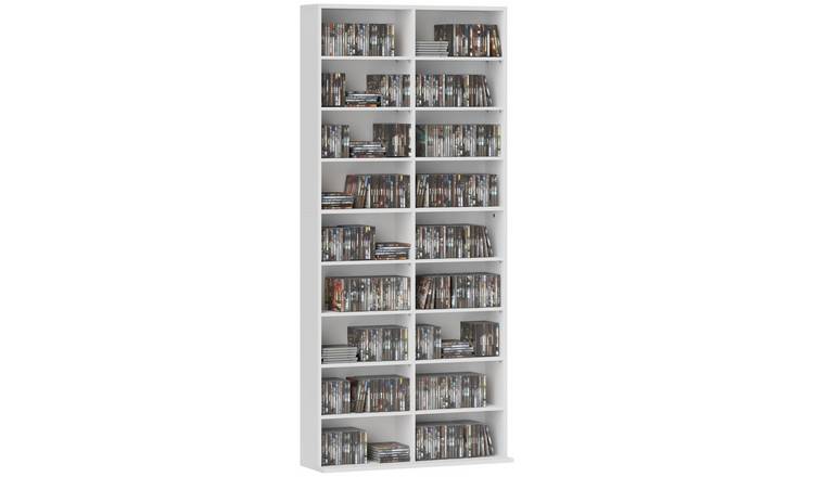 HOMCOM 18 Cubes Adjustable Shelf - White