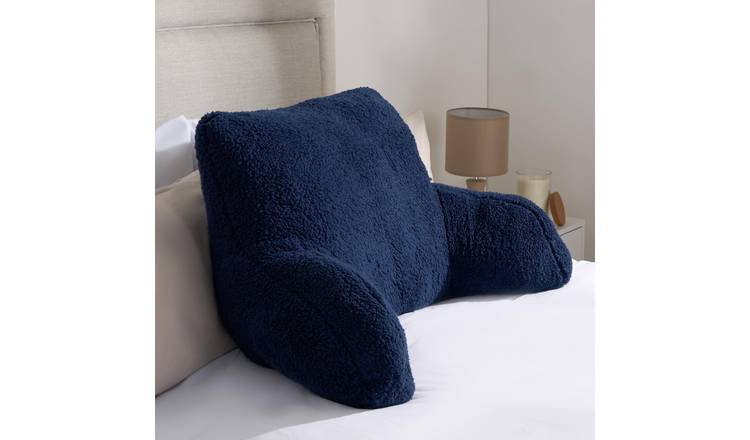 OHS Teddy Fleece Cuddle Cushion - Navy